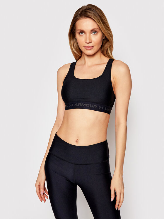 Under Armour Biustonosz sportowy Crossback 1361034 Czarny