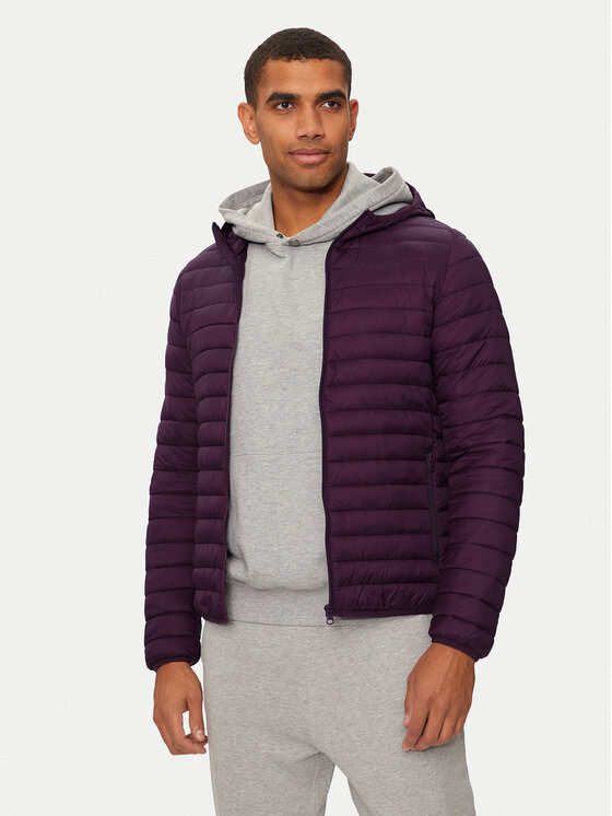 United Colors Of Benetton Kurtka przejściowa 2BA2UN02O Fioletowy Regular Fit