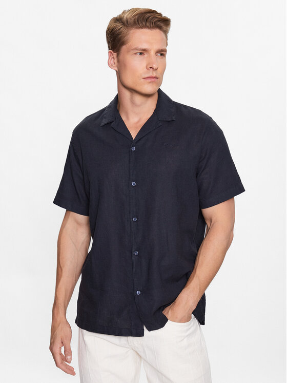 Pepe Jeans Koszula Lastingham PM307759 Granatowy Regular Fit