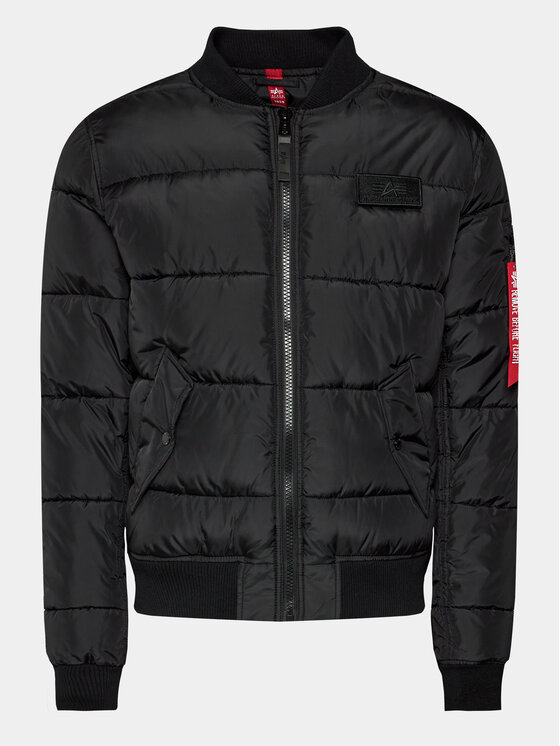 Alpha Industries Kurtka zimowa Ma-1 Puffer Bomber 138116 Czarny Regular Fit