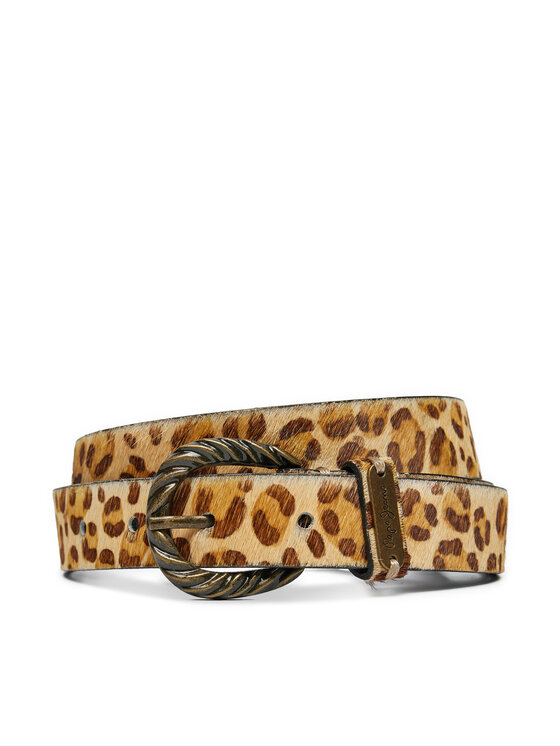 Pepe Jeans Pasek Damski PL020860 Brązowy
