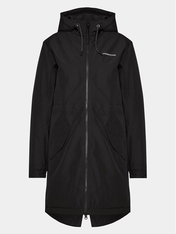 Didriksons Parka Marta-Lisa Wns Prk 2 504823 Czarny Regular Fit