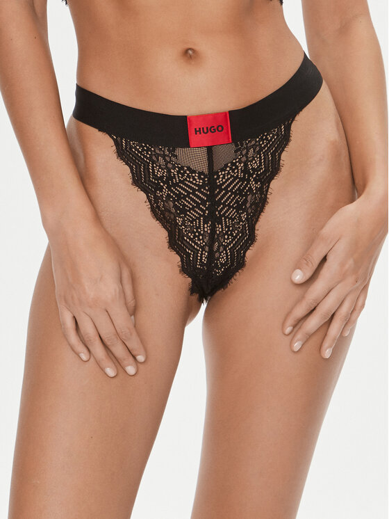 Hugo Figi klasyczne Brief Lace 50502787 Czarny