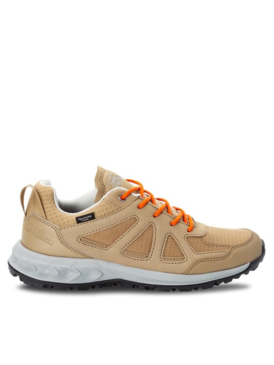 Jack Wolfskin Trekkingi Woodland 2 Texapore Low W 4051341 Beżowy