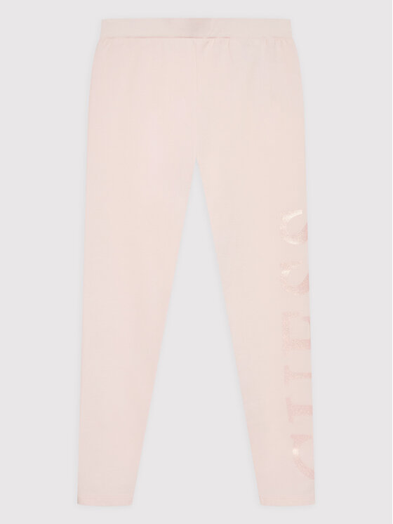 Guess Legginsy J2YB01 J1313 Różowy Slim Fit