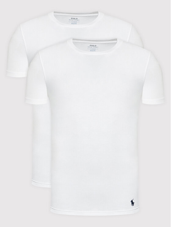 Polo Ralph Lauren Komplet 2 t-shirtów Core Replen 714835960002 Biały Slim Fit