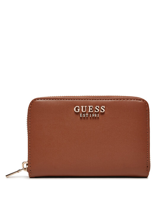 Guess Duży Portfel Damski Laurel SWVC85 00140 Brązowy
