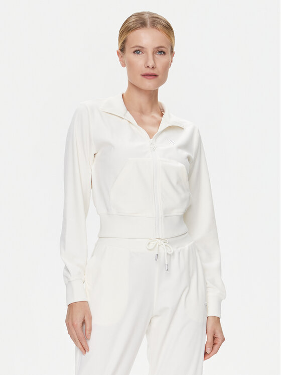 Guess Bluza V3BQ22 KBXI2 Écru Regular Fit