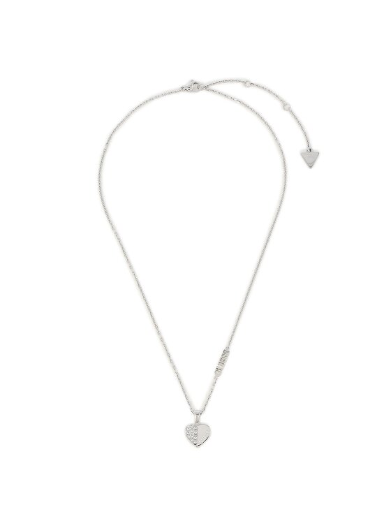 Guess Naszyjnik Lovely Guess JUBN03 035JW Srebrne rodowanie