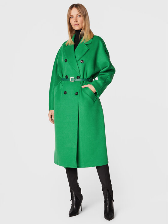Imperial Płaszcz przejściowy KH36ECJ Zielony Regular Fit