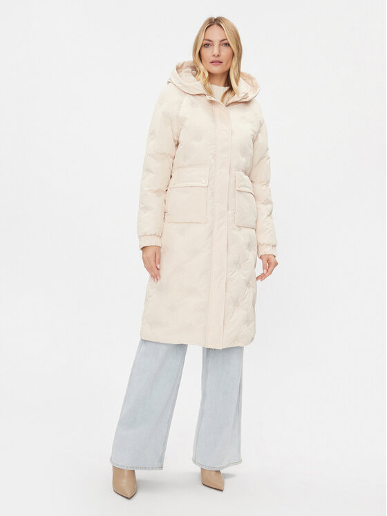 Rinascimento Kurtka zimowa CFC0113536003 Écru Regular Fit