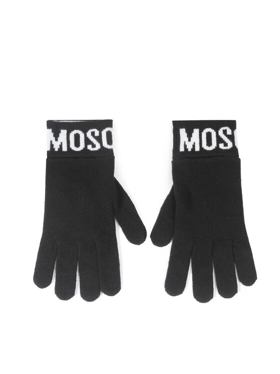 MOSCHINO Rękawiczki Damskie 65232 M2357 Czarny