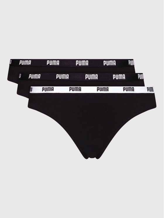 Puma Komplet 3 par stringów 907590 Czarny
