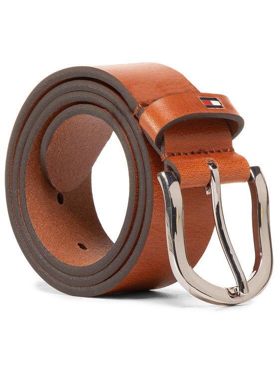 Tommy Hilfiger Pasek Damski New Danny Belt WW0WW11590 Brązowy