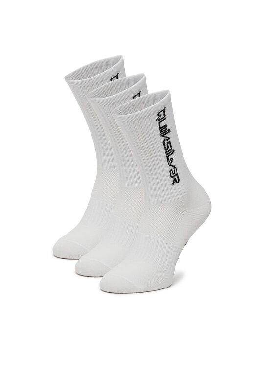 Quiksilver Skarpety AS_QUIKSILVER_100W_SS25 (3-PACK) Biały