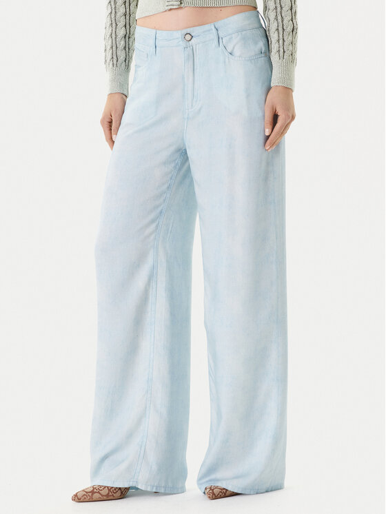Guess Spodnie materiałowe 176485 Niebieski Slim Fit