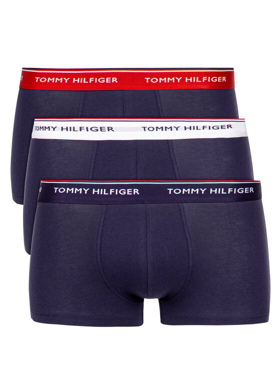 Tommy Hilfiger Komplet 3 par bokserek 3P Lr Trunk 1U87903841 Granatowy