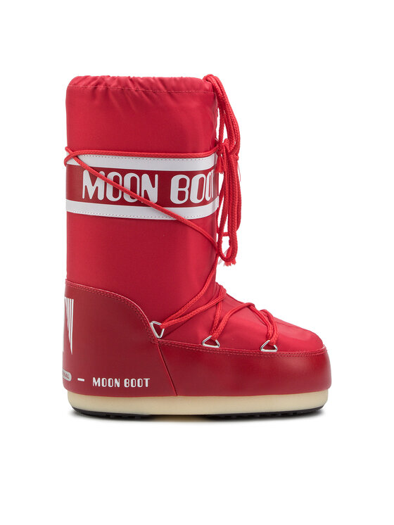 Moon Boot Śniegowce Nylon 14004400003 Czerwony