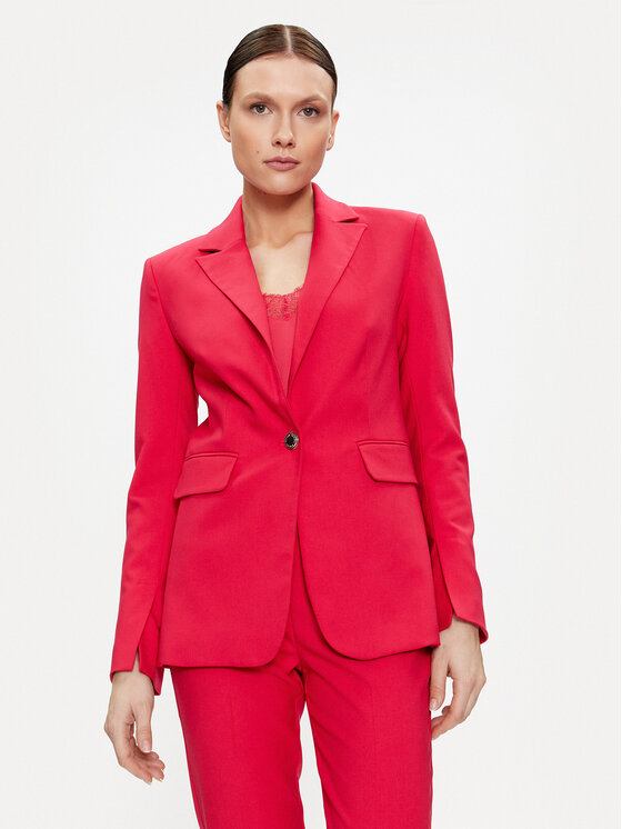 Morgan Marynarka 241-VEBY.F Czerwony Regular Fit