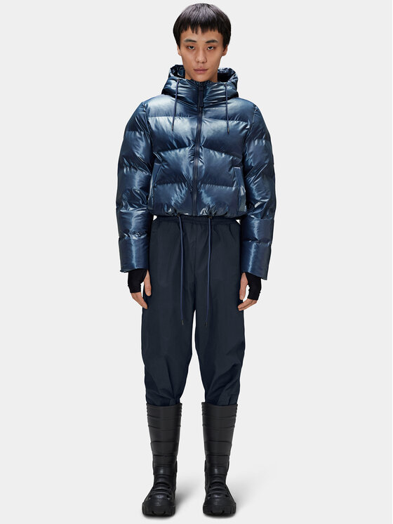 Rains Kurtka zimowa 15150 Niebieski Regular Fit