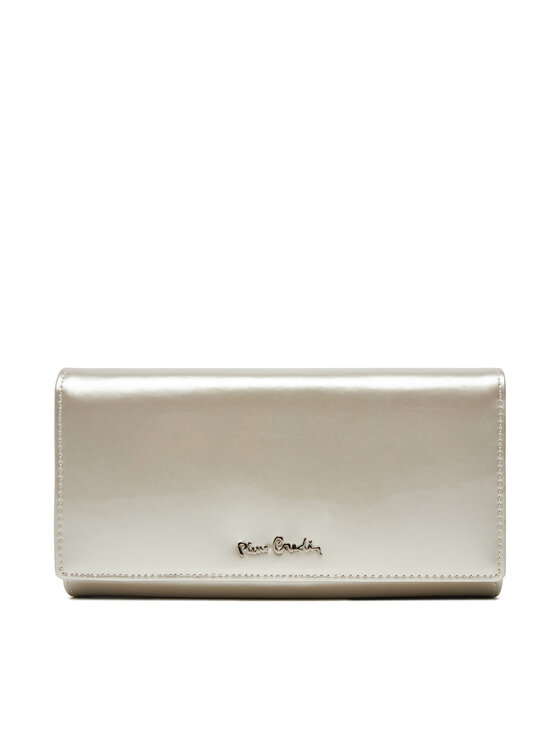 Pierre Cardin Duży Portfel Damski 07 Shiny 121 Écru