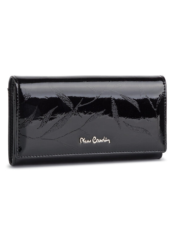 Pierre Cardin Duży Portfel Damski 02 LEAF114 Czarny