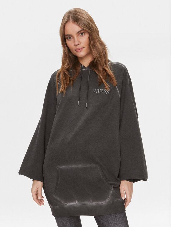 Guess Bluza W4RQ21 K9R31 Czarny Regular Fit