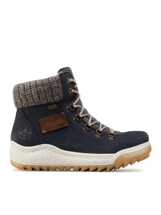 Rieker Botki Y4730-14 Granatowy