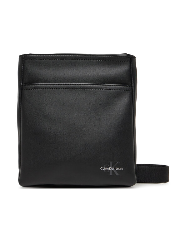 Calvin Klein Jeans Saszetka Mono Logo Flat Pack 18 LV04G3107G Czarny