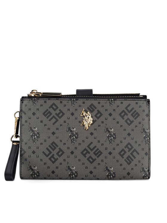 U.S. Polo Assn. Duży Portfel Damski BIUXT6224WVP Czarny