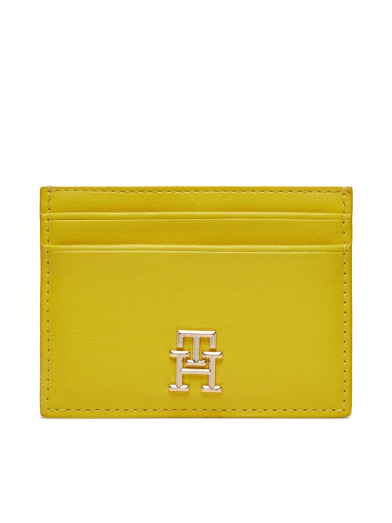 Tommy Hilfiger Etui na karty kredytowe Th Central Cc And Coin Żółty