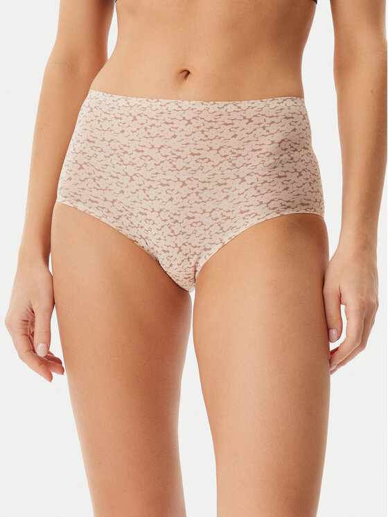 Chantelle Figi klasyczne z wysokim stanem Soft Stretch C11D70 Beżowy