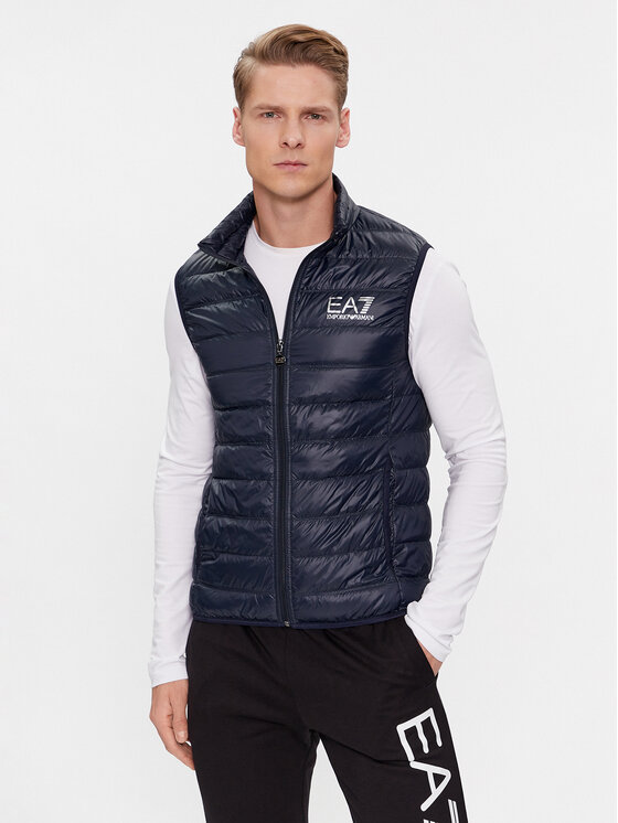 EA7 Emporio Armani Kamizelka 8NPQ01 PN29Z 1578 Granatowy Regular Fit