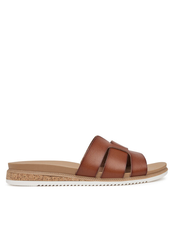 Skechers Klapki BOBS Desert Kiss Low-Peak Look 114707/CSNT Brązowy