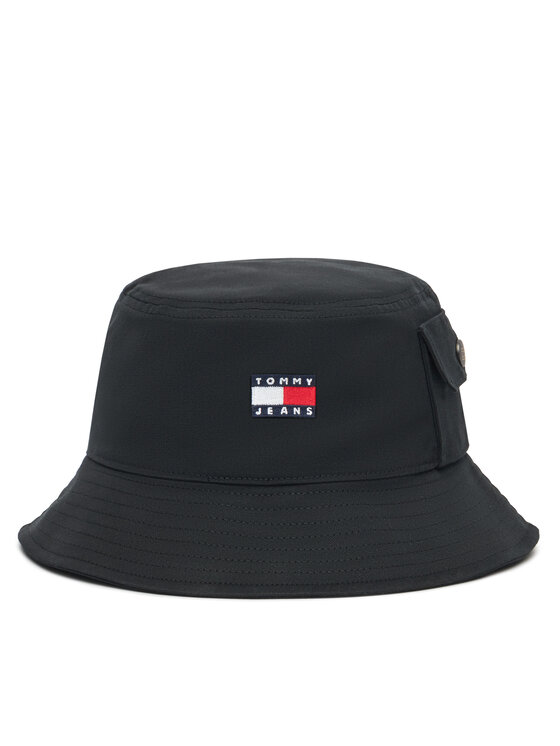 Tommy Jeans Kapelusz Heritage Bucket AM0AM13423 Czarny