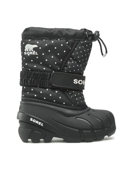 Sorel Śniegowce Childrens Flurry Print NC3503-010 Czarny