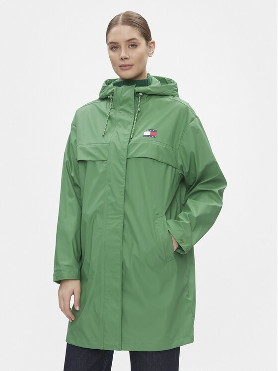 Tommy Jeans Kurtka przejściowa Chicago DW0DW15949 Zielony Regular Fit