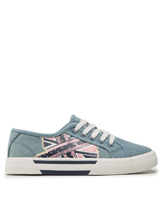 Pepe Jeans Tenisówki Brady Flag G PGS30563 Niebieski