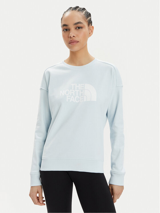 The North Face Bluza Drew Peak Crew NF0A3S4G Błękitny Regular Fit