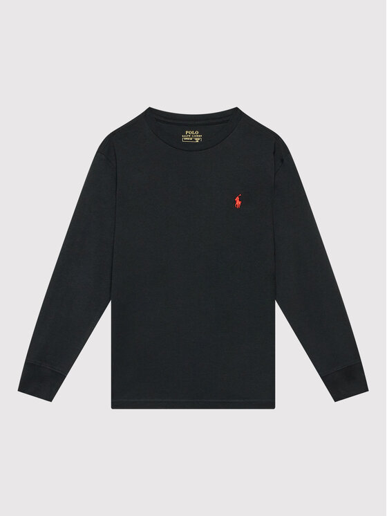 Polo Ralph Lauren Bluzka 323843804001 Czarny Regular Fit