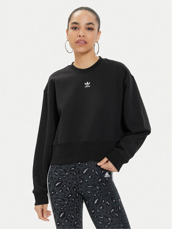 adidas Bluza adicolor Essentials IA6504 Czarny Relaxed Fit