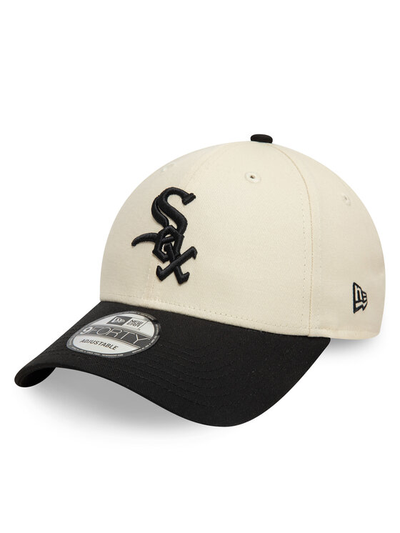 New Era Czapka z daszkiem Chicago White Sox Colour Block 9FORTY 60595216 Beżowy
