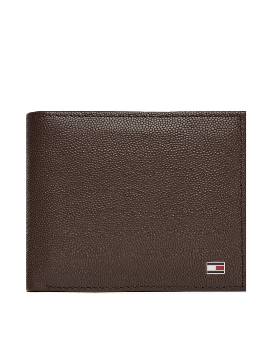 Tommy Hilfiger Duży Portfel Męski Th Flag Cc And Coin AM0AM13519 Brązowy