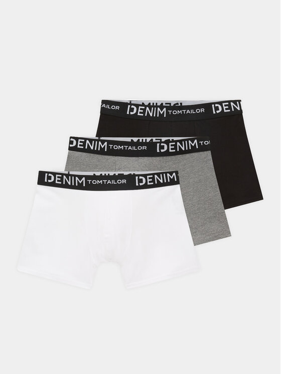 Tom Tailor Denim Komplet 3 par bokserek 1038850 Kolorowy