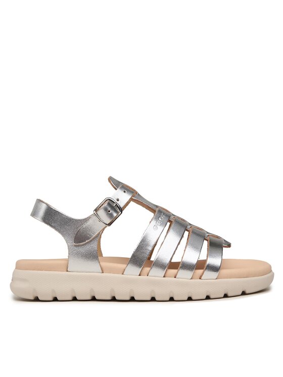 Geox Sandały J Sandal Soleima Gir J35GSB 000CF C1007 S Srebrny