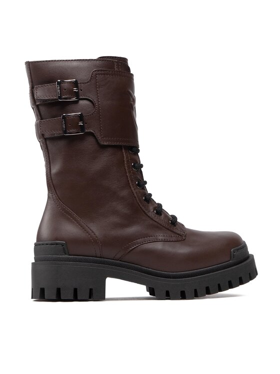 Pinko Trapery Cumino Bootie 1H2135 A072 Brązowy