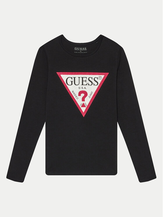 Guess Bluzka J2YI50 K6YW1 Czarny Regular Fit