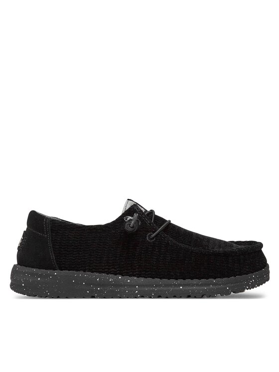 Hey Dude Półbuty Wendy Wave Corduroy 40195-001 Czarny