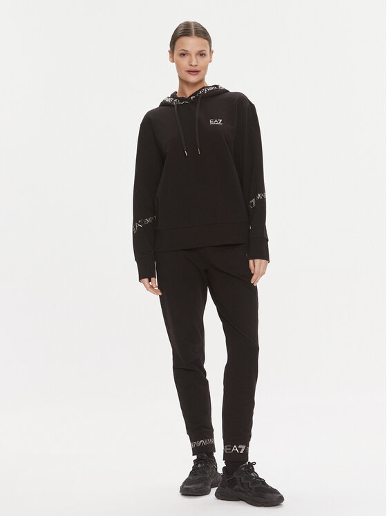 EA7 Emporio Armani Dres 8NTV52 TJTXZ 0200 Czarny Regular Fit