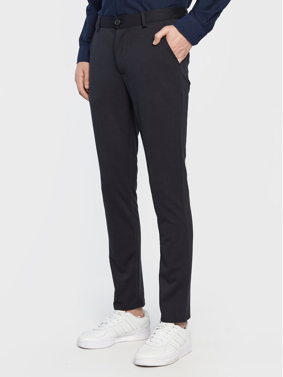 Blend Spodnie materiałowe Napa 20711182 Granatowy Slim Fit